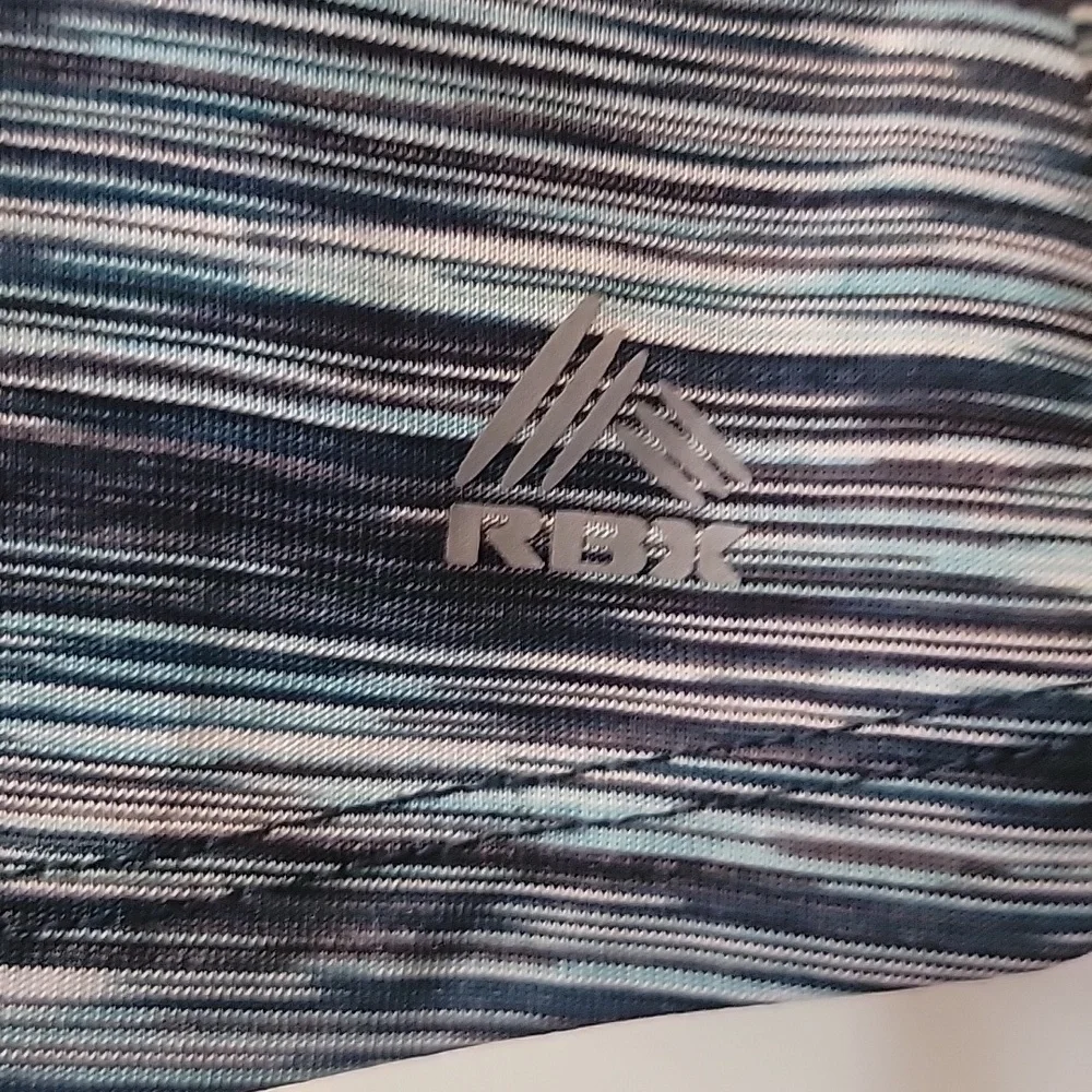 RBX Performance V-Neck Athletic Top, Size M, Blue, Gray, White & Black.  EUC! - Picture 2 of 6
